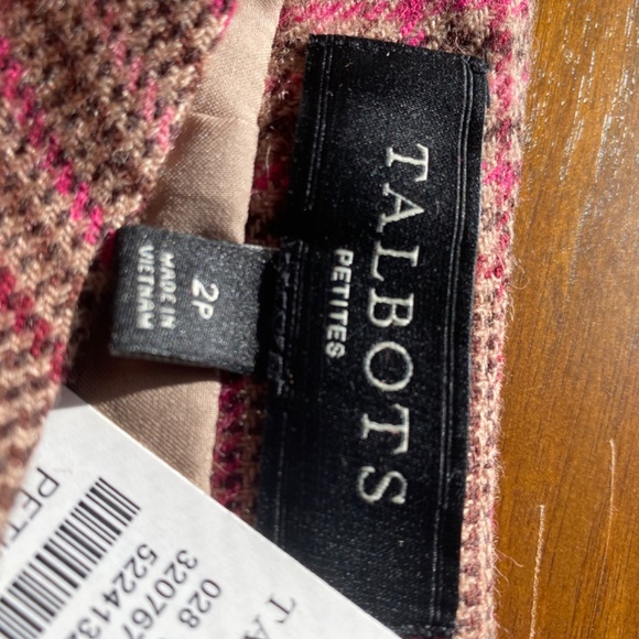 Spring plaid Talbots skirt - Picture 4 of 4